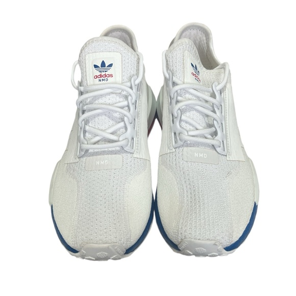 Adidas NMD R1 V2 White Lush Red 2020 Women's Size 5 - Authentic & Trendy - Picture 3 of 8